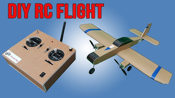 DIY 6 Channel Radio Control Flight & Range Test. Installation To Model Airplane