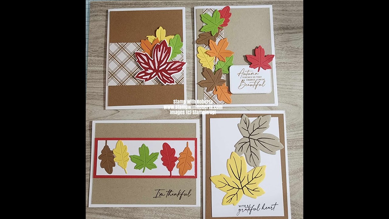 Free Coffee and Cards Class to go! Autumn Leaves