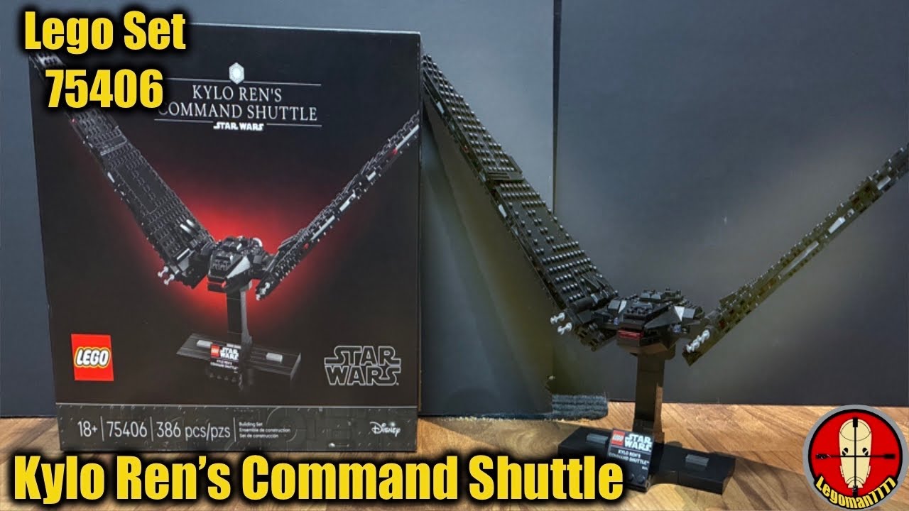 Lego Star Wars 75406 Kylo Ren's Command Shuttle Review - YouTube