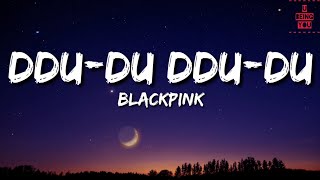 BLACKPINK - DDU-DU DDU-DU '뚜두뚜두'(Lyrics) || Full Rom Lyrics Video Resimi