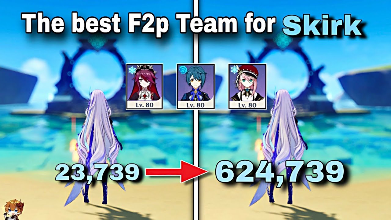BEST F2P TEAM FOR SKIRK [ with full team build ] | Genshin impact