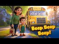 The School Bus on the wheels Song  | Beep Beep Beep! | @zoobytoons | Nursery Rhymes &amp; Kids Songs
