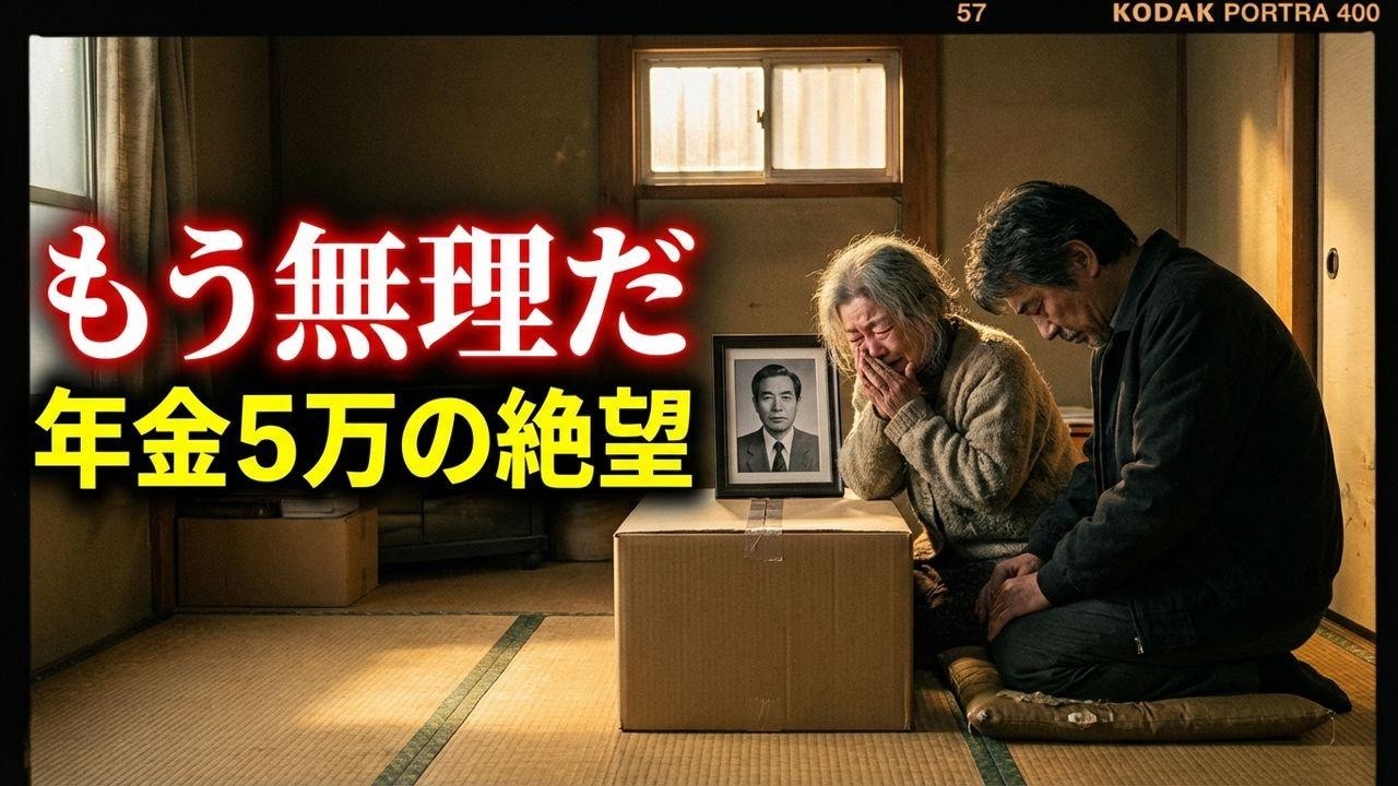 年金5万の母に放った息子の残酷な一言「もう無理だ」…絶望の果てに見つけた涙の真実