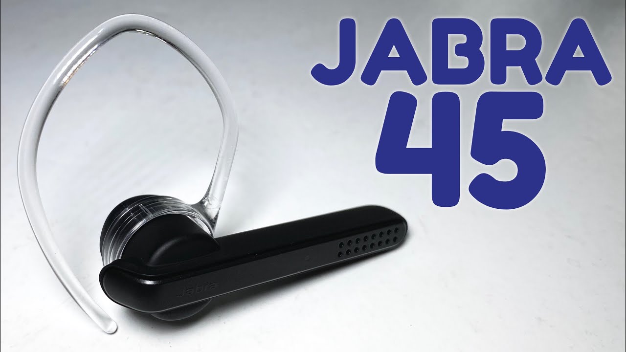 Jabra 45 Bluetooth Headset Review - YouTube