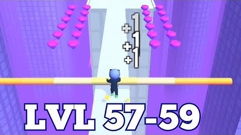 Roof Rails - Gameplay Walkthrough (Level57-59)