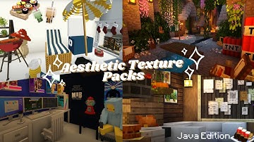 The Most Aesthetic Texture Packs for Minecraft!! - all versions