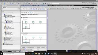 Tutorial - 7 HMI Communication with PLC motor forward reverse direction S7-1200 PLC using TIA Portal