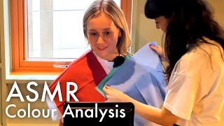 ASMR Personal Colour Analysis with Natasha and a subscriber! (Unintentional ASMR,Real person ASMR)🎨