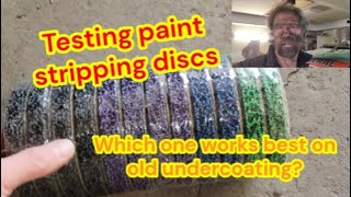 Paint Stripping Discs Tested on the General Lee - Best Grit for removing old Undercoating