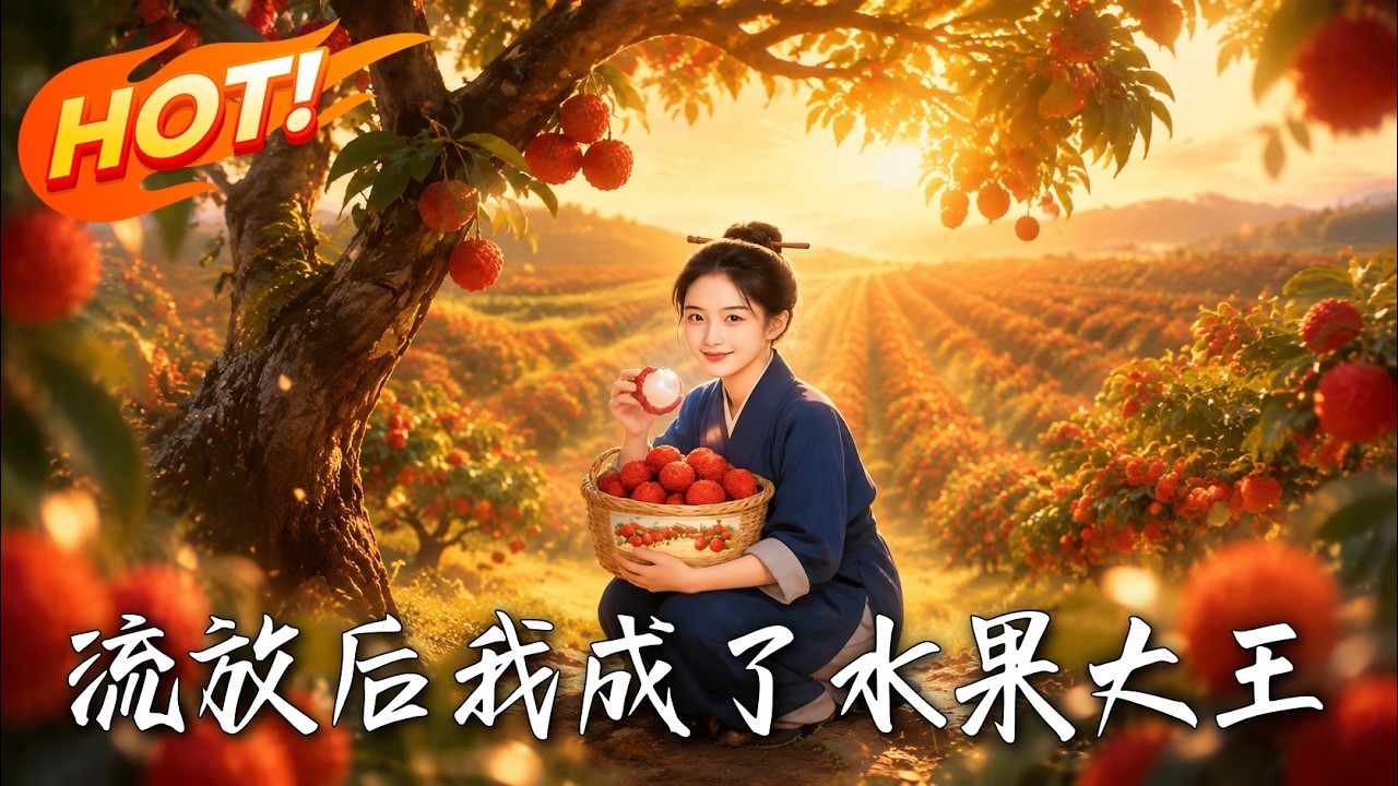 🔥全家被流放岭南绝境，我靠满山野果制冰酿酒，从底层摆摊到御笔赐匾，把喂猪烂果卖成皇室贡品！《流放后我成了水果大王》#盛世短剧#短剧#AI短剧#逆袭#漫剧