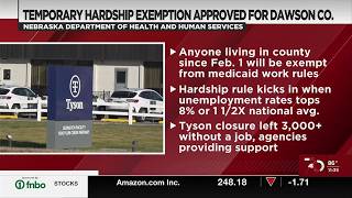 Temporary hardship exemption for Medicaid work requirements approved for Dawson County