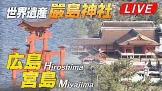 【LIVE】宮島・霊火堂で火事　上空から中継