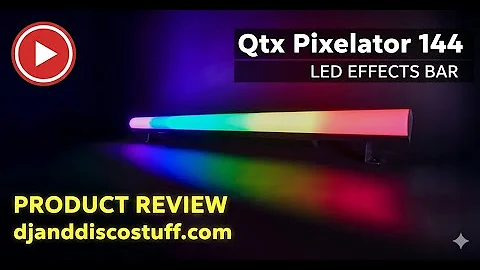 💡 Qtx Pixelator 144 LED Effects Bar Review & Demo! 🌈