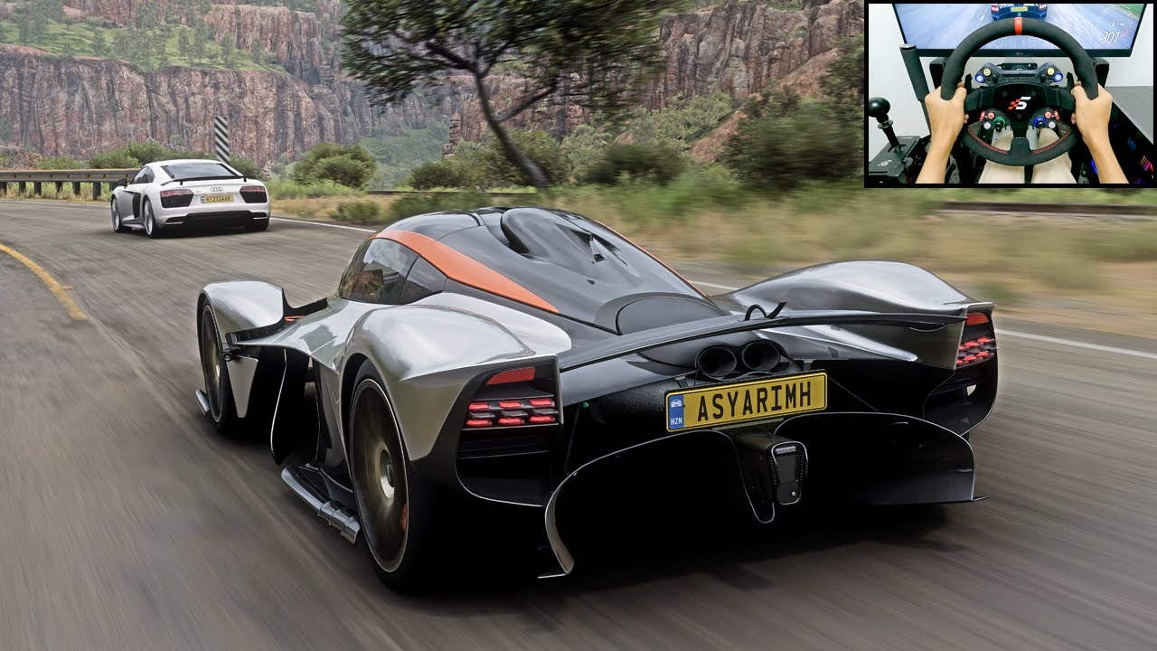 Aston Martin Valkyrie 2023 - Forza Horizon 5 | Simagic Alpha Ultimate gameplay