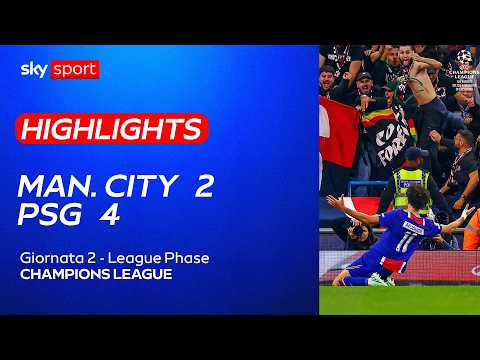 Video Manchester City-Psg 2-4: gol e highlights | Champions League