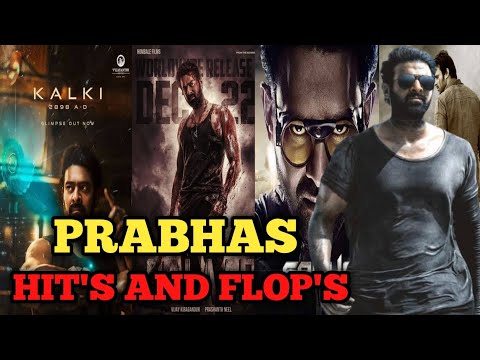Kalki Raja Prabhas Hit's And Flop's All Movies List | Kalki | Raja Saab | - YouTube