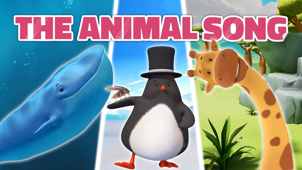 The Animal Song | Fun Learning Song for Kids About Animals | Animated Kids Song