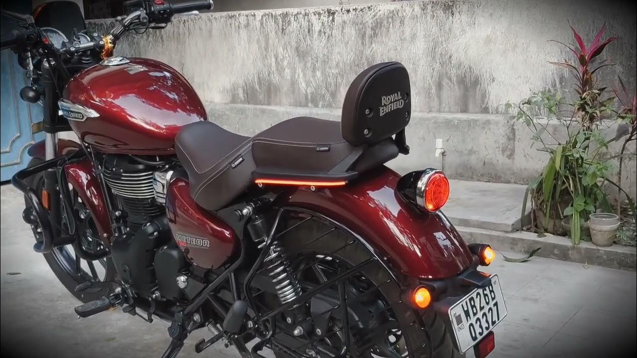 Meteor 350 Modifications ( Turn signals , Mirrors , Fog Lights & Neon