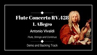 1. Allegro - Flute Concerto Op.10, No.3, RV 428, Il Gardellino - A. Vivaldi - Demo & Backing Track.