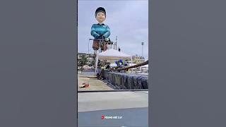 Making Real Squid Game Dolls for Jump Rope in Thailand youngh hee and chul su #Squidgame3 #Shorts