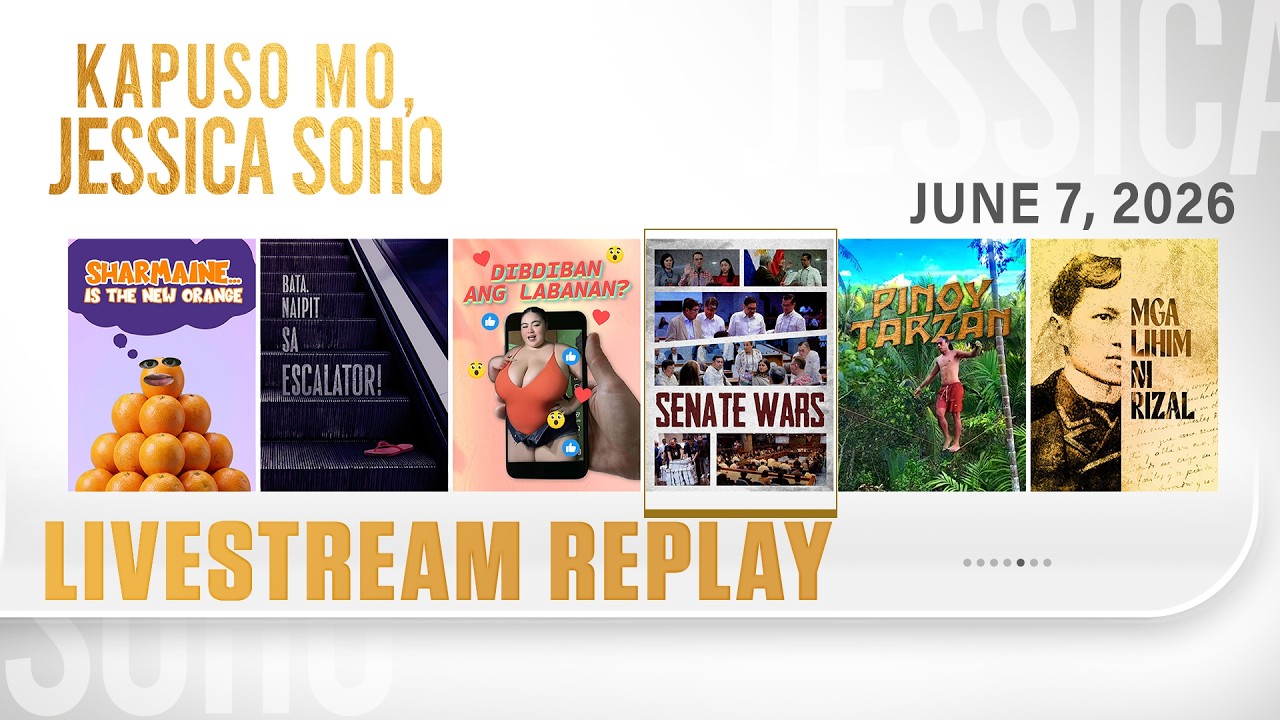 KMJS livestream June 7, 2026 Episode - Replay | Kapuso Mo, Jessica Soho