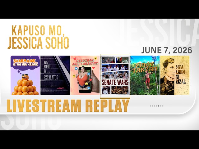 KMJS livestream June 7, 2026 Episode - Replay | Kapuso Mo, Jessica Soho