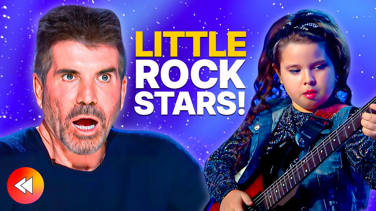 LITTLE Rock Stars On Got Talent!! 🤩🤘
