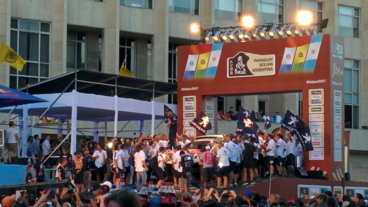Podio Dakar 2017