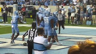 Sam Howell 11 yard TD run vs Miami 2021