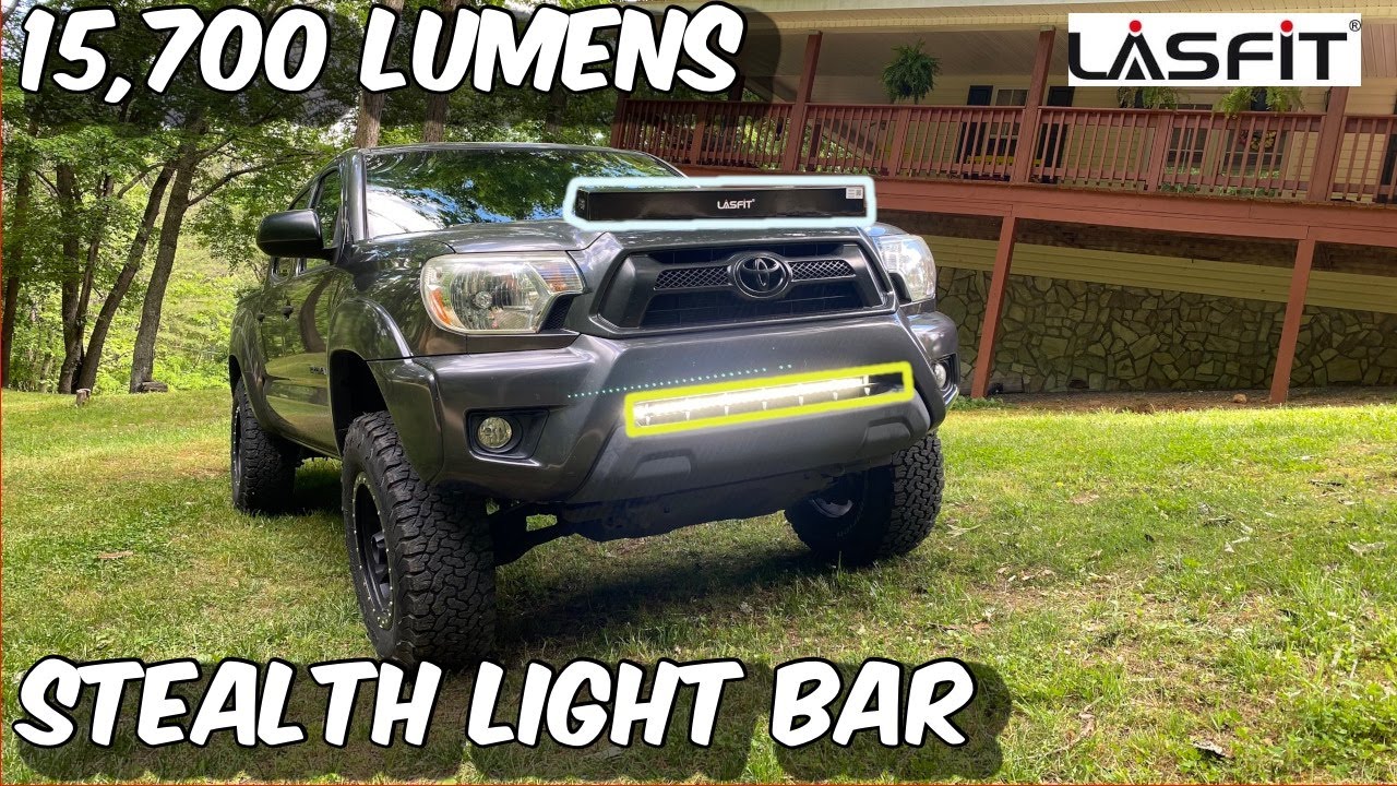 LASFIT 32" LED Light Bar installation on a 2nd Gen Toyota YouTube