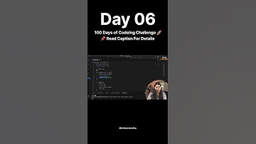 Welcome to Day 6 of my #100DaysOfCode Challenge! 🎉 Thanks For Apna College #coding