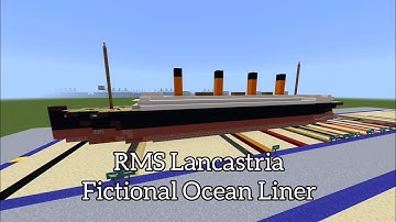 RMS Lancastria | Minecraft Tutorial | 1:5 Scale Fictional Ocean Liners