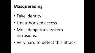 Masquerading attack| cryptography attack