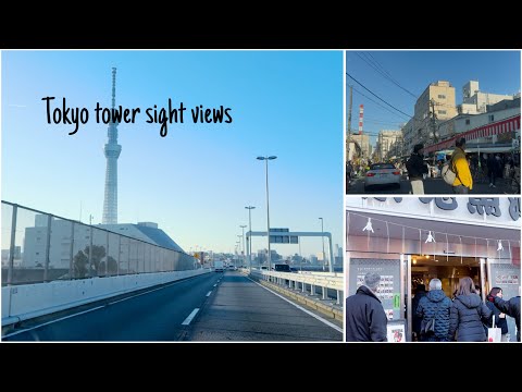 Going to Tokyo Tsukiji Fish Market Drive #roadtrip