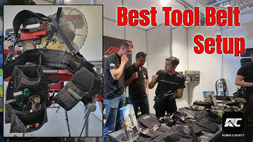Tool belt setup for carpenters, meet Diamondback Tool Belts