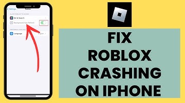 How To FIX Roblox Crashing On iPhone (EASY FIX!)