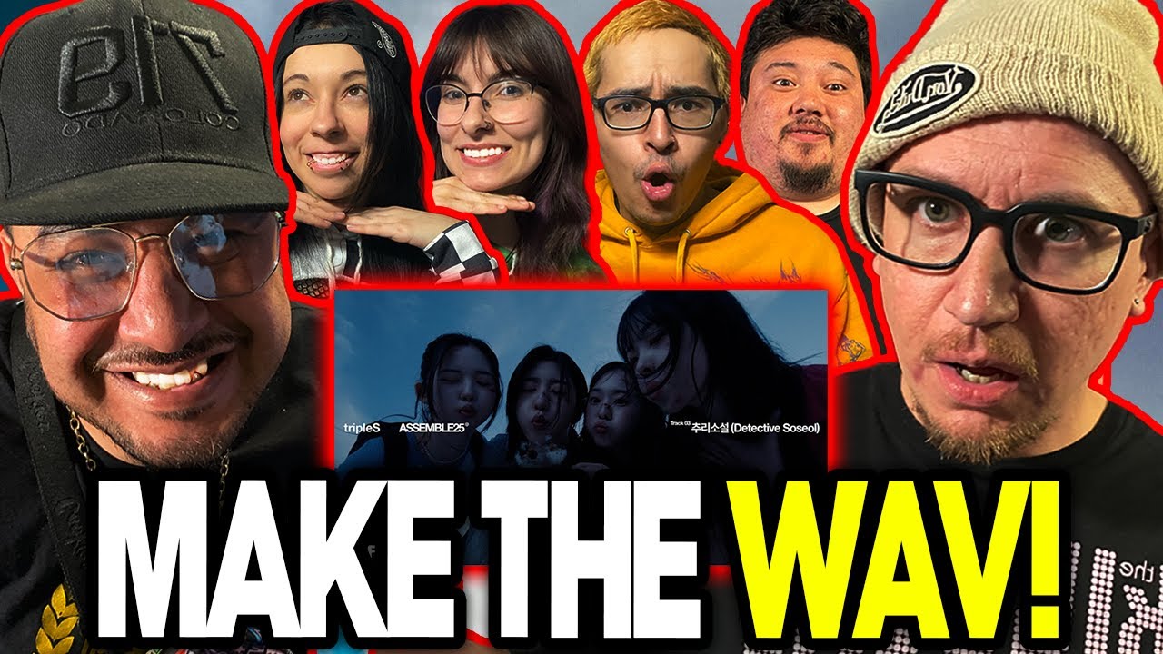 THEY MAKE THE WAV! | American Rappers & Streamers FIRST TIME REACTION To tripleS 'Detective Soseol'