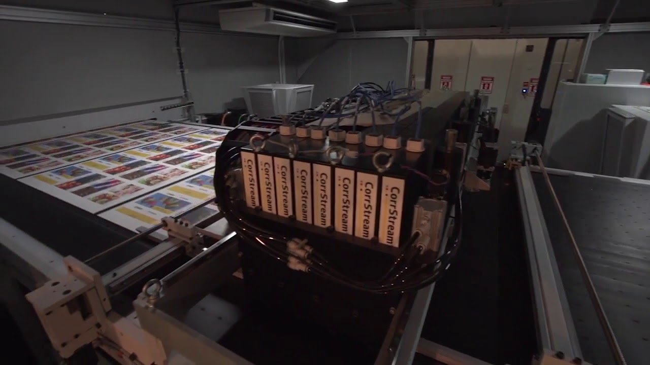 Corrstream revolutionary printing machine at HSG Packaging Ltd