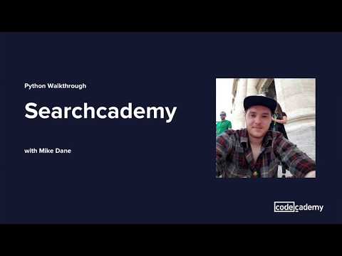Python Walkthrough Searchcademy - Python Walkthrough Searchcademy
