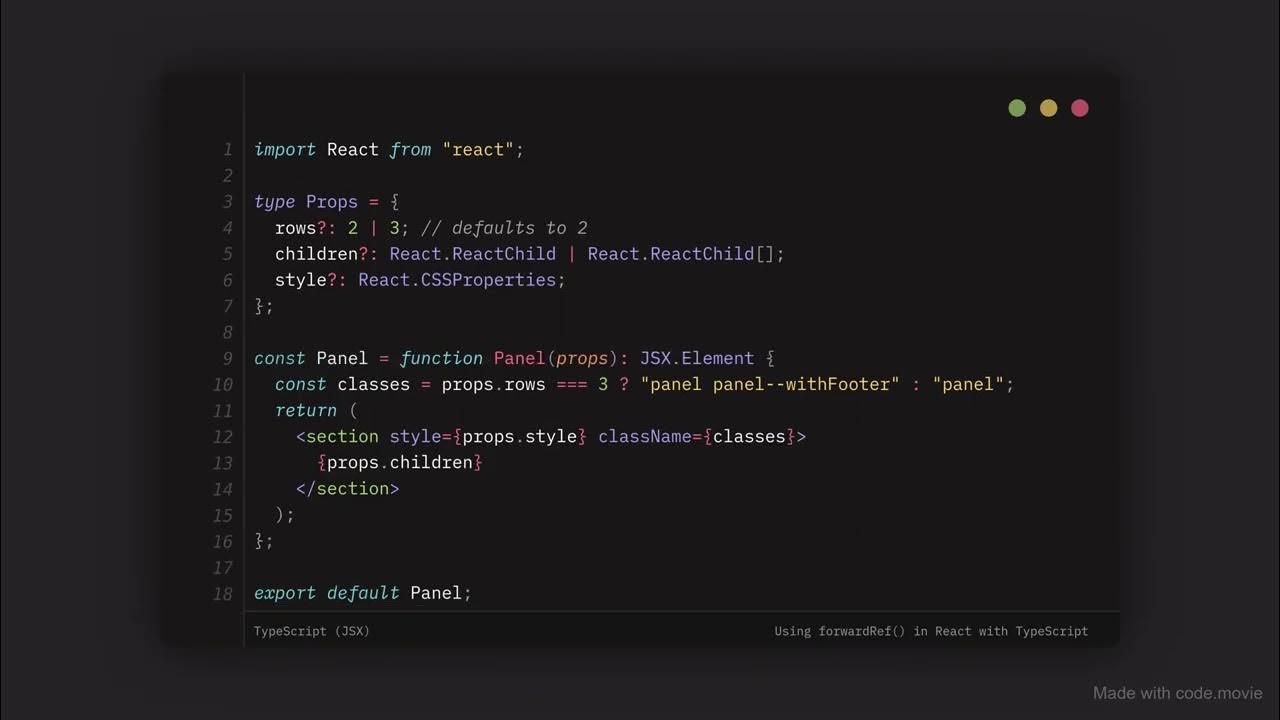 React 4k (monokai dark) - YouTube