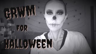 GRWM for Halloween! Easy Skull | Nikki Stixx by Nikki Stixx 25 views 5 years ago 5 minutes, 2 seconds