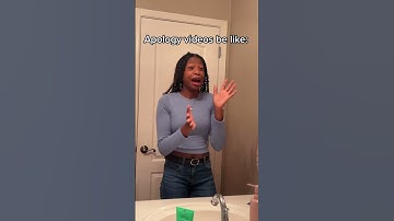 Apology Videos Be Like #shorts