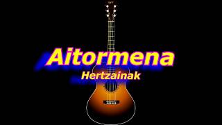 Video thumbnail of "Aitormena (Hertzainak) kitarra akordeak  tonalidade bitan cover"