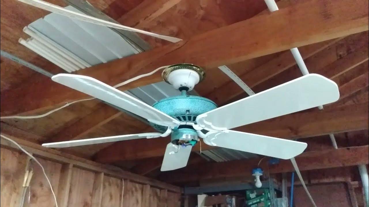 50" Casablanca Delta II Ceiling Fan (Before and After Capacitor