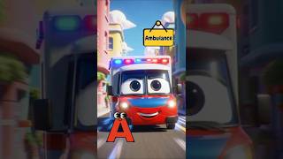 🚑 ABC Transport Song A–H | Fun Vehicles for Kids! | TBL Learning Kids 🚌🎶 #abcd #kids#shorts