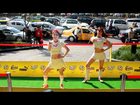 2012.03.25京站門口Puma 門市試跑活動之開場舞蹈