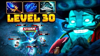 ШТОРМ в ЛЕЙТЕ с 30 УРОВНЕМ - 8 слотов STORM Spirit Dota 2