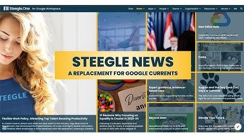 Steegle News: The Perfect Alternative to Google Currents for Internal Communication