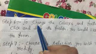 Class-8, computer , l-2 MS Access queries forms and reports,topic - creating a form.