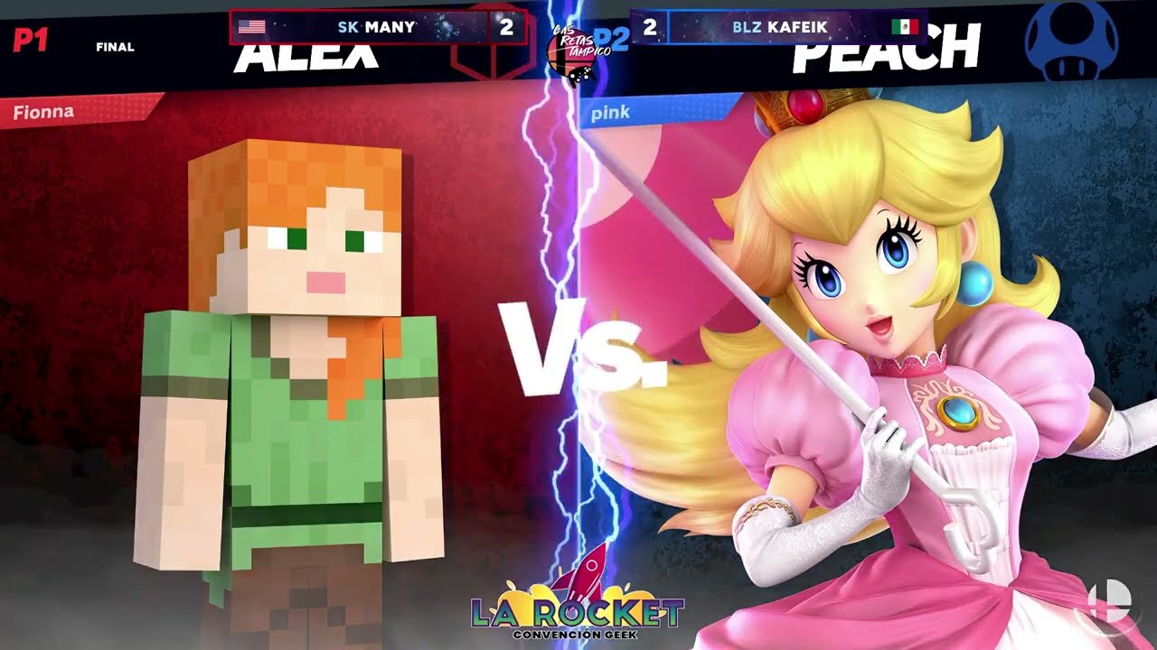 SMASH X ROCKET 2023 - Winners Finals - SK Many(Steve) vs BLZ Kafeik(Peach)